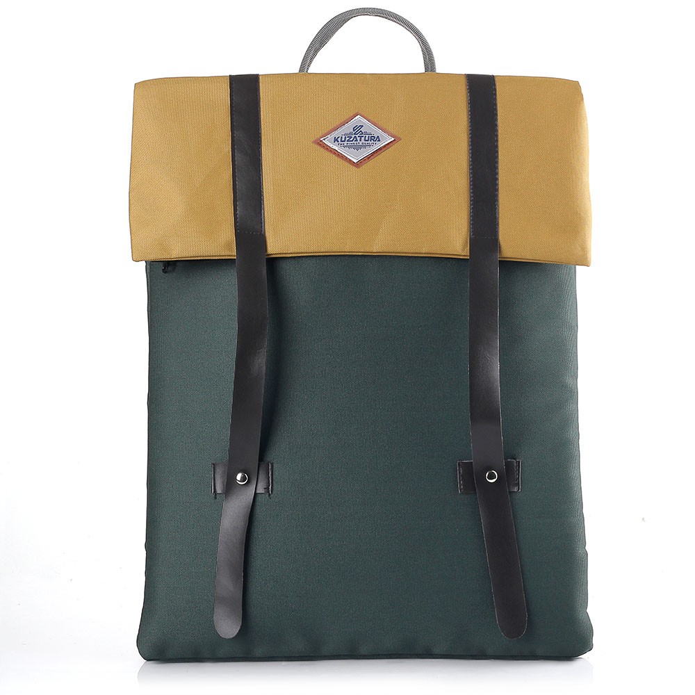 Ransel Wanita Stylish Backpack Fashion Kuzatura Cewek Kulit Sintetis Tas Punggung Multifungsi