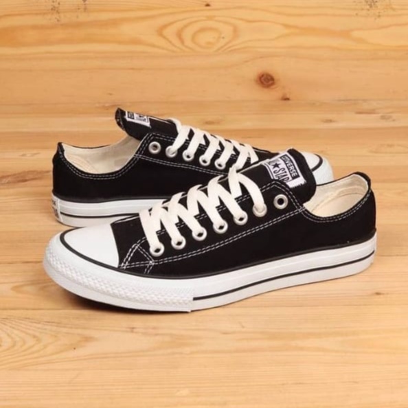 Sepatu Converse23 All Star Classic Hitam Sepatu Sneakers Casual Wanita Pria Sepatu Sekolah Masa Kini Bisa COD