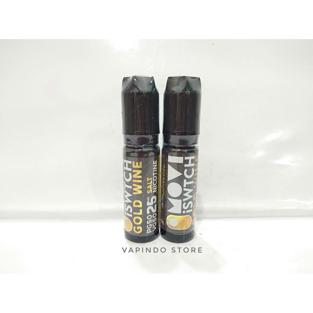 ISWTCH GOLD WINE SALT 15ML NIC 25MG SALTNIC ISWITCH PREMIUM E LIQUID