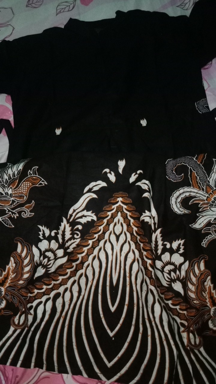 Batik Couple Keluarga Terbaru Sania Ruffle Ori Ndoro Jowi Dnt Motiv Ayam Kate