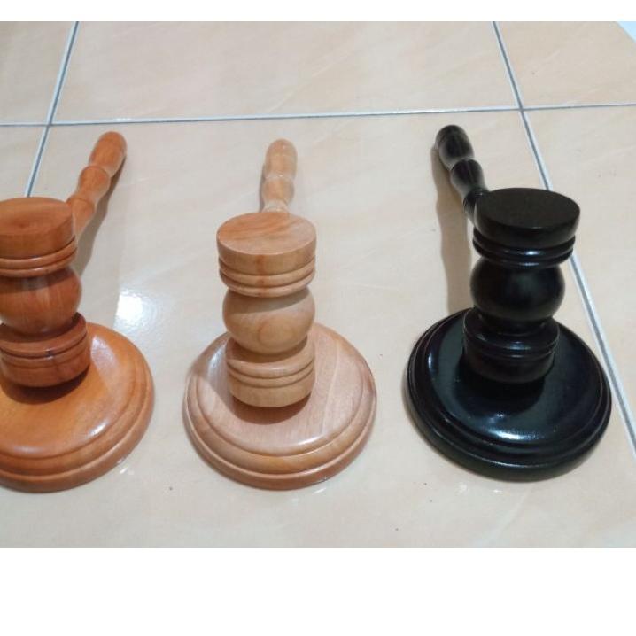 (Toko Serba Ada KW27) PALU SIDANG KAYU SATU SET (PALU& DUDUKAN) - MDL1 .....