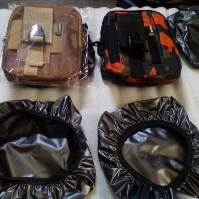 Rain cover untuk tas hp pingang army 1188 raincoat tas hp pingang kulit raincoat tas pingang lain