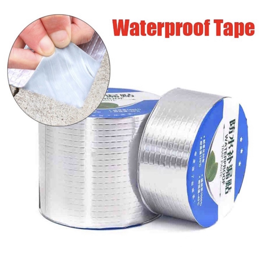 LAKBAN TAPE AJAIB MAGIC PEREKAT ANTI BOCOR / AIR FOIL ALLUMINIUM PROVEN WATERPROOF