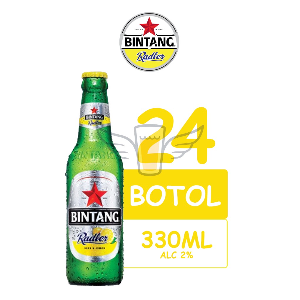 

Bintang Radler Lemon 330ml - karton isi 24 botol
