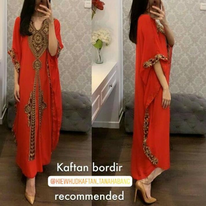 L9S⁂ kaftan bordir ceruty ,kaftan luna,kaftan masayu (seriwarna),kaftan wanita,kaftan lebaran2021 Ha