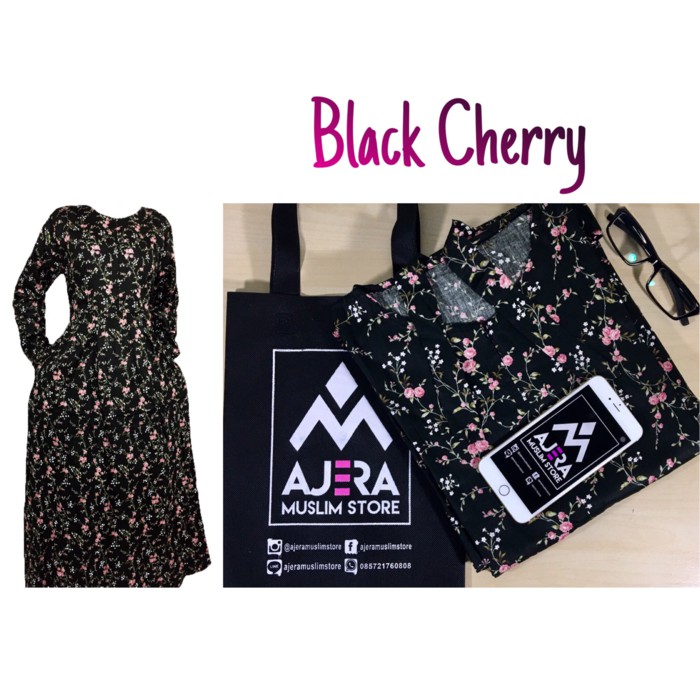 Baju gamis katun jepang terbaik