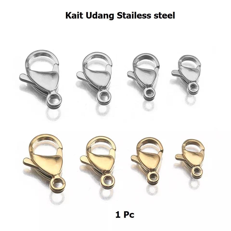 Kait Lobster Kait Kalung / Kait Gelang / Kait Udang Claps Stainless Steell/1Pc