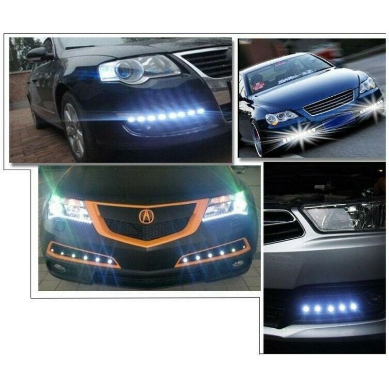 Lampu LED Eagle Eye DRL DC 12V 3W 23mm Mata Elang Besar Universal Mobil Motor-5