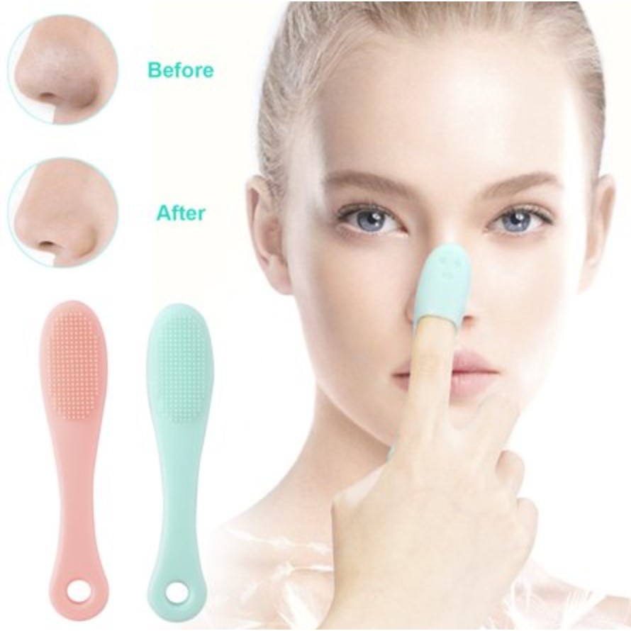 PA BLACKHEAD FINGER BRUSH / SIKAT KOMEDO T ZONE - Silikon Lembut SILLICONE BRUSH AK027