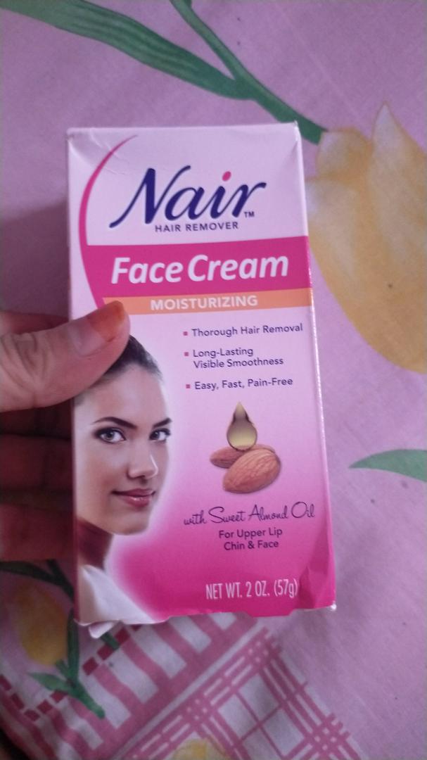 nair hair removal cream for face