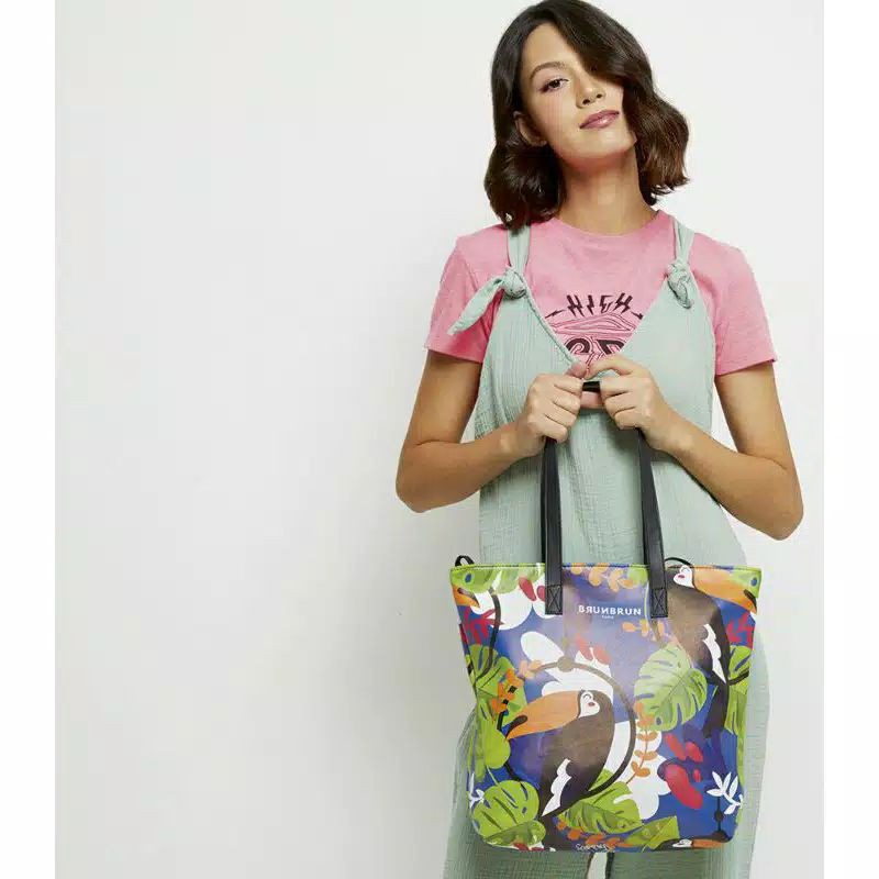 (COD) TOTE BAG SOPHIE PARIS TAS BESAR SOPHIE PARIS TAS BLAQUE BRUNBRUN PARIS TAS MOTIF BUNGA SOPHIE 