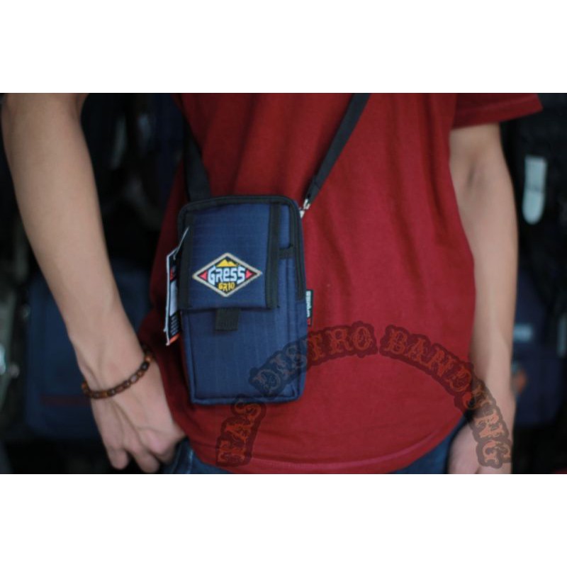 tas slempang hp 6inch gress mini