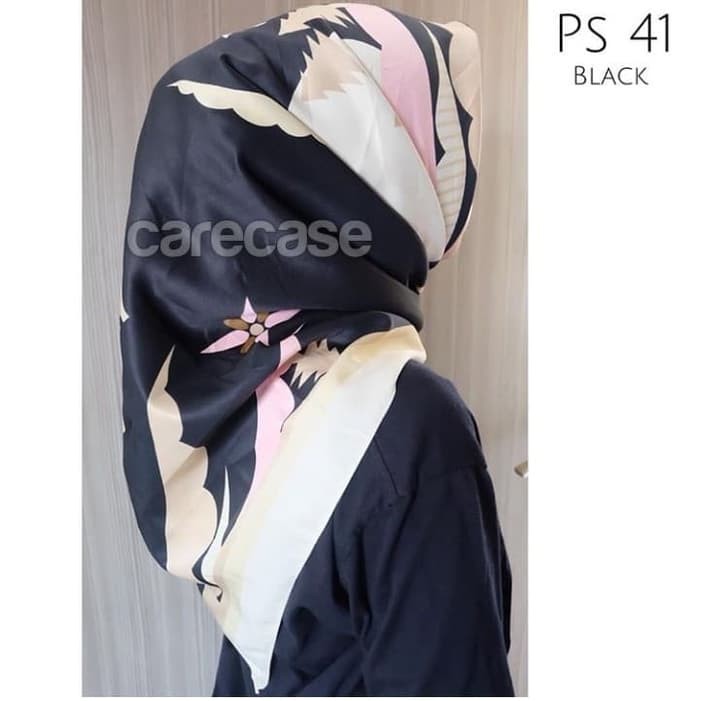 NEW.. Hijab Jilbab Kerudung Square Segiempat Maxmara Printed ps 41