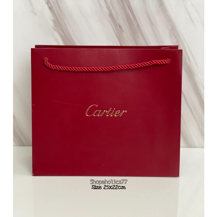 

✨ BISA COD ✨ Cartier paperbag S / paper bag branded