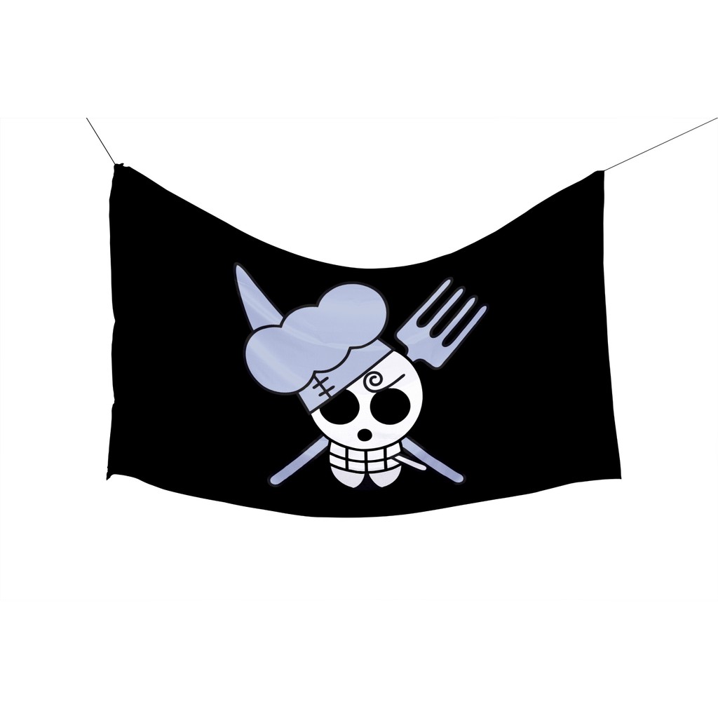 Poster Kain Bendera One Piece Tapestry Wall Decor Kain Aesthetic Cosplay Anime Luffy Pirate OP flag-Sanji