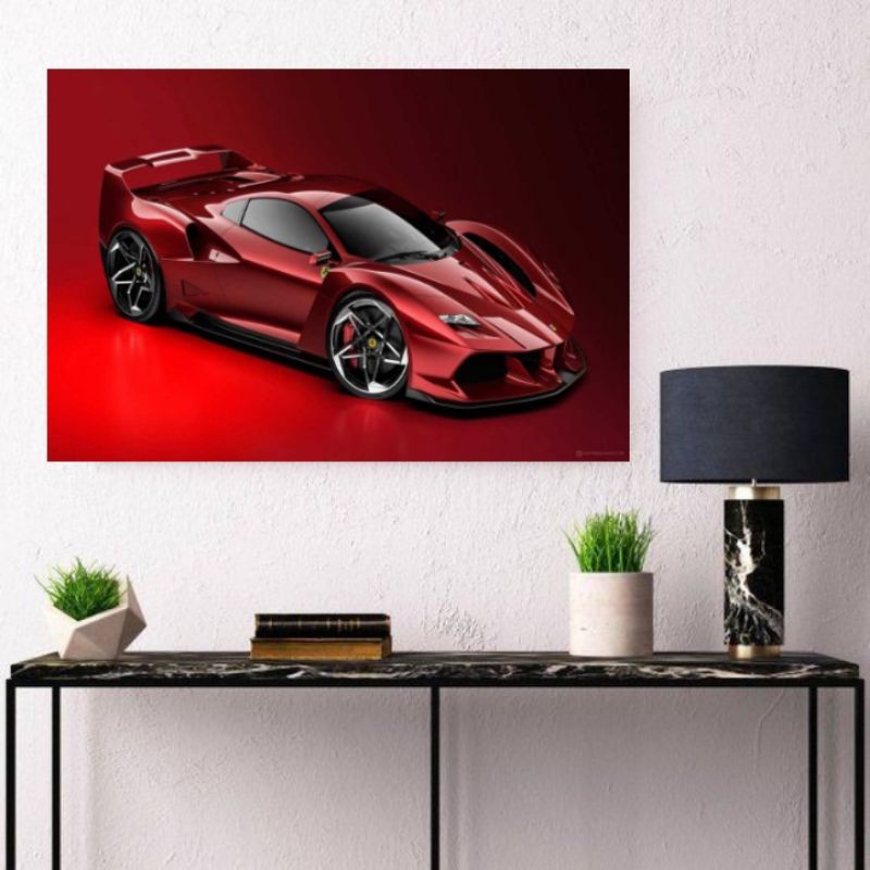 Poster dinding Sport car 15/A3+/Tanpa bingkai.