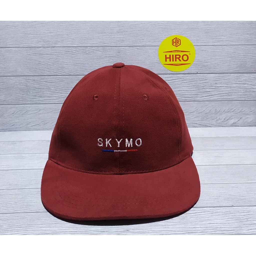 Topi Snapback Bordir SKYMO New Model/Topi Pria Distro/Topi Distro Terlaris/Topi Distro Original