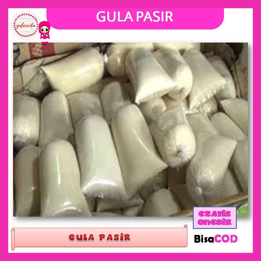 

Gula pasir Kiloan 1 Kg / Gula Pasir Putih Bahan Pokok Sembako Murah Meriah