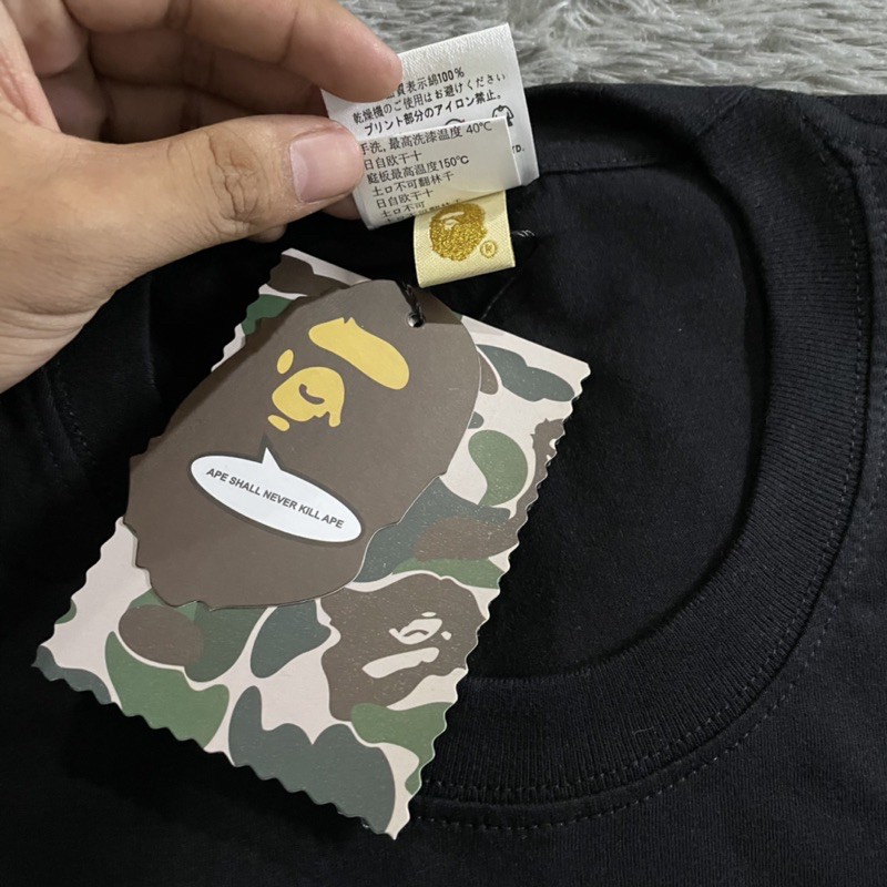 KAOS TSHIRT BAPE BATHING APE BIG LOGO CAMO DESSERT FULLTAG