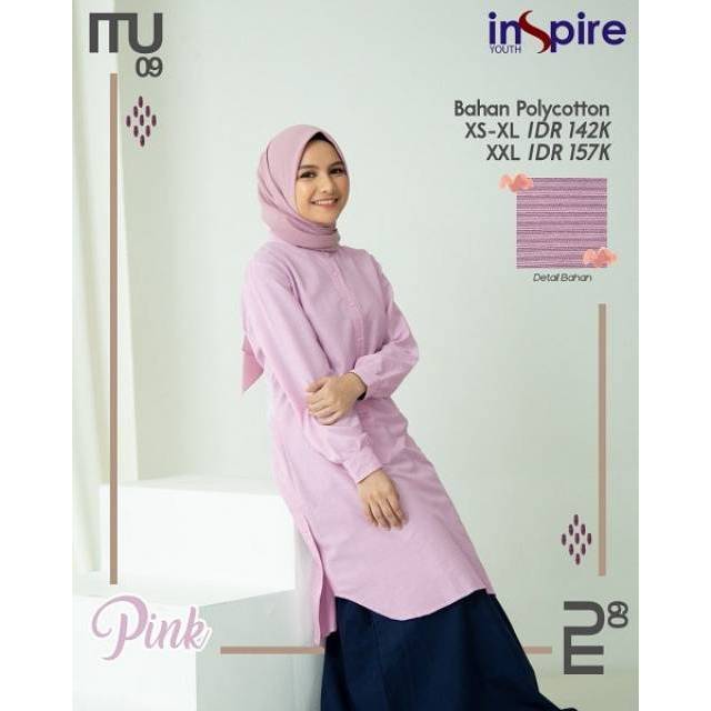 ITU 09 inspire, Tunik Dewasa Inspire, Tunik Remaja Inspire, Tunik Terbaru, Tunik