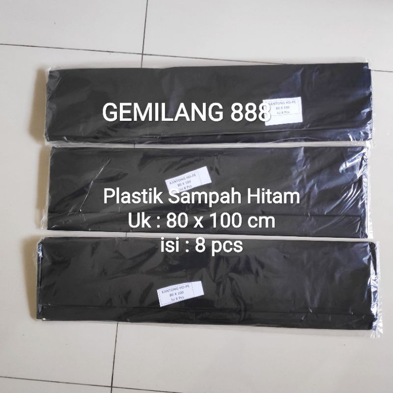 HD sampah KHUSUS GOSEND dan GRAB - Plastik sampah - Trash Bag - Trashbag - kantong sampah