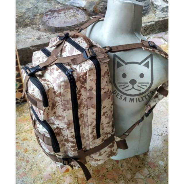 Tas Punggung Loreng US ARMY - Ransel Tactical 26x20x47