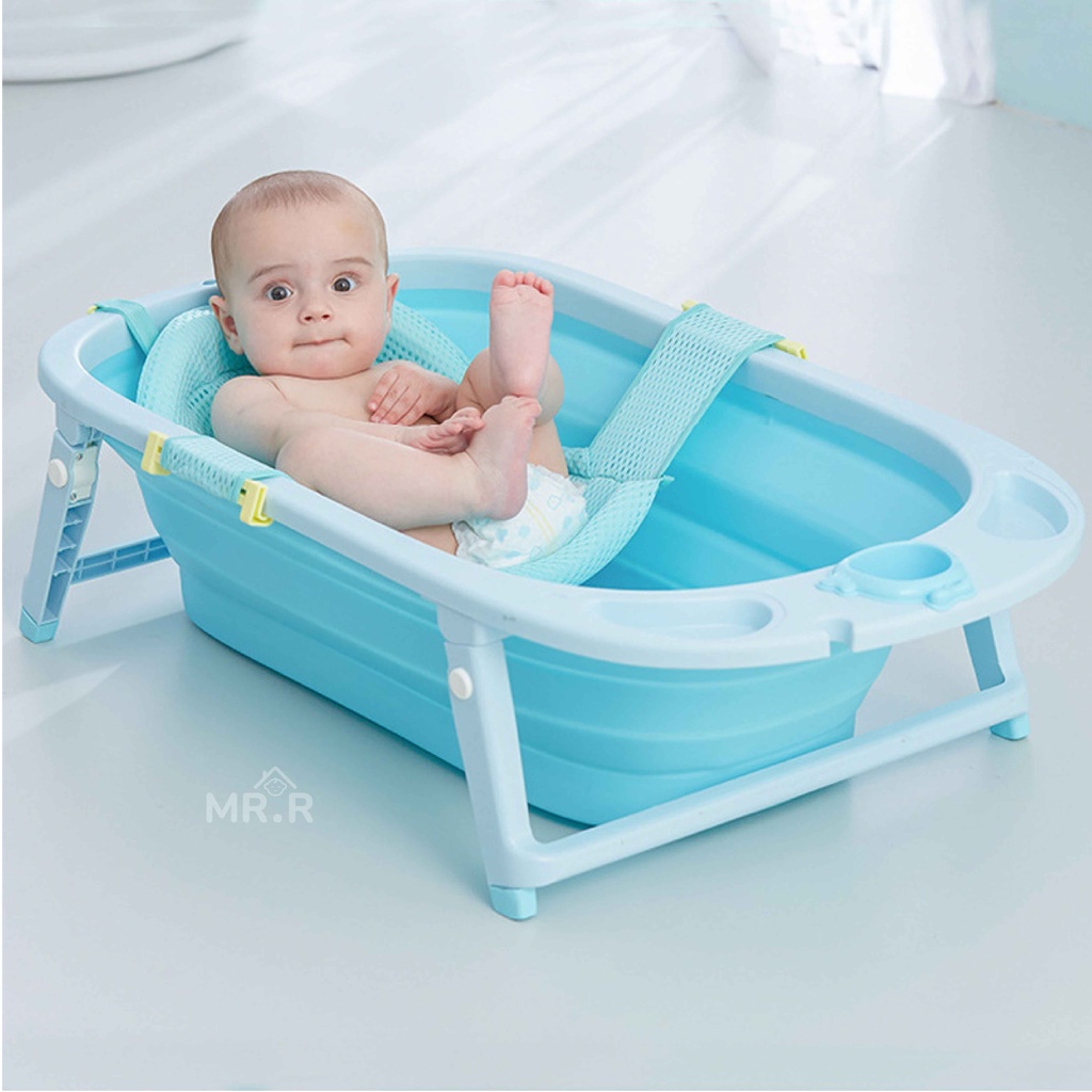 Jaring Alas Duduk Bak Mandi Bayi Baby Bath Bed Bath Tub Seat Net