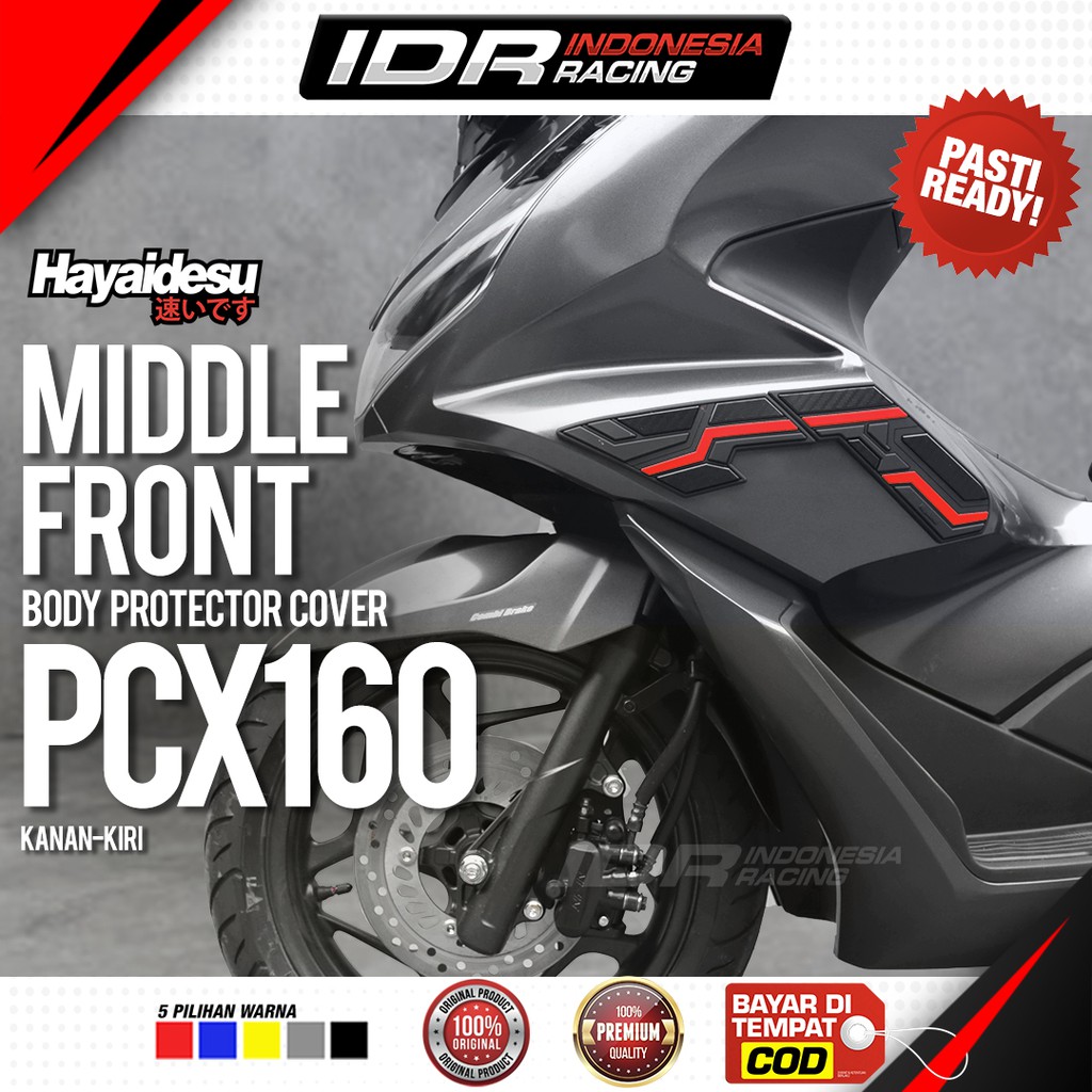 Hayaidesu PCX 160 Middle Front Cover Body Protector Aksesoris Honda