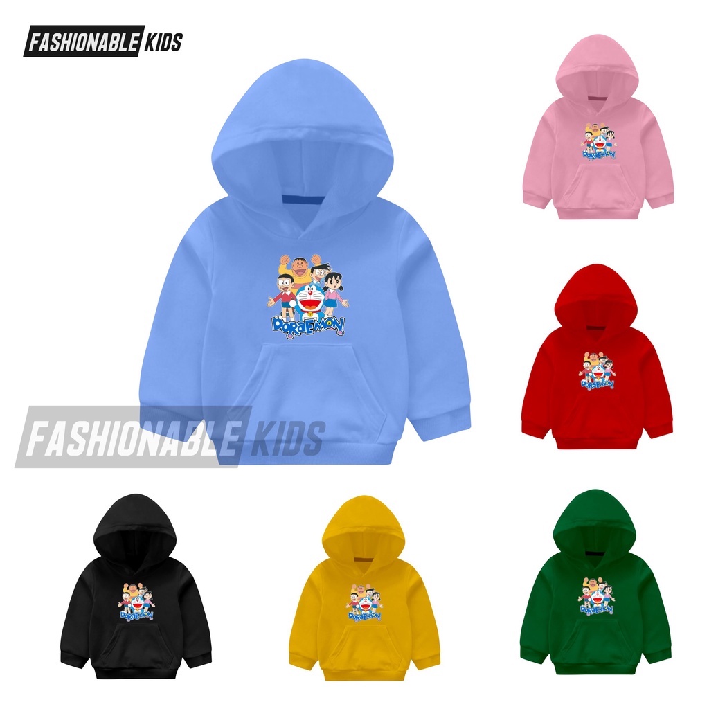 Sweater Anak Hoodie Anak Anak Sweater Hoodie Anak Laki laki & Perempuan Sweter Hoodie Doraemon Jaket
