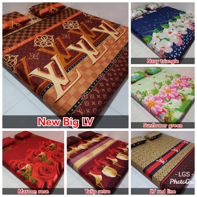 Paket sprei murah 180x200!! Isi 13pcs sprei homemade