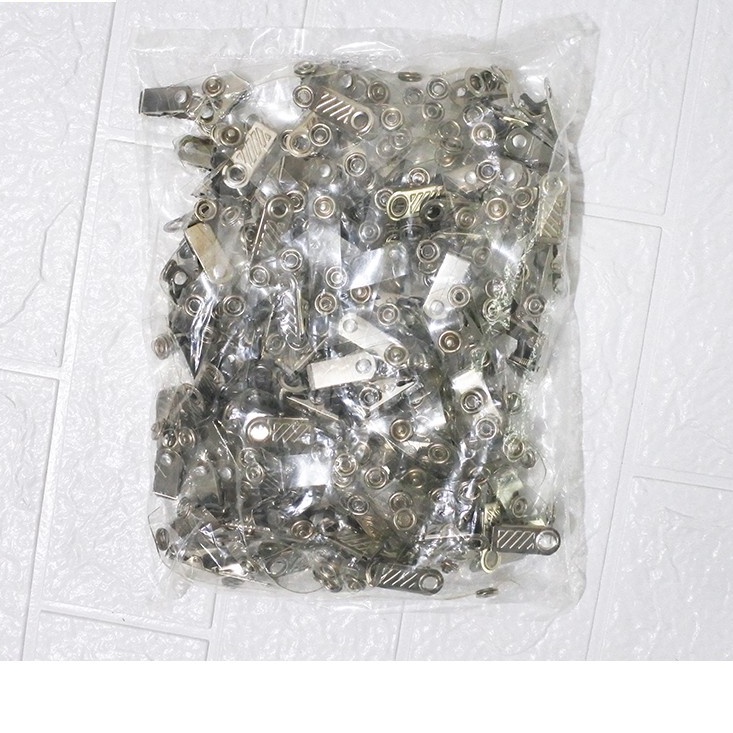 

(PIK) Jepit Garis ID Card Name Tag / Jepit Buaya (isi 100 Pcs)