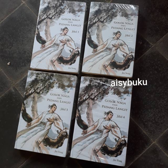 Buku golok naga dan pedang langit 1 2 3 4 ecer satuan