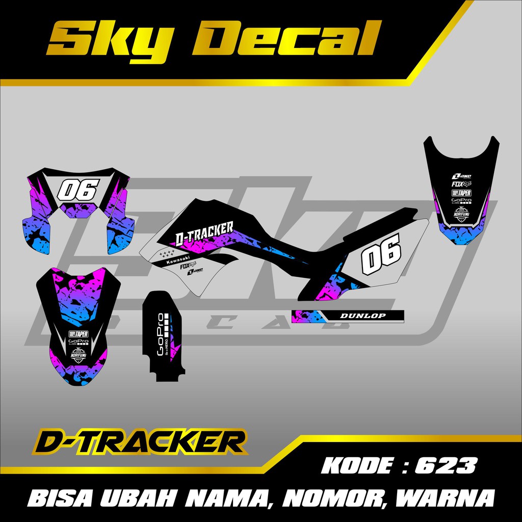 Jual Stiker Decal Dtracker Full Body Free Request Shopee Indonesia