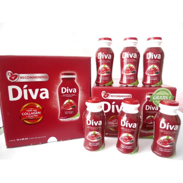 Diva beauty drink kalbe 16 x 80 ml
