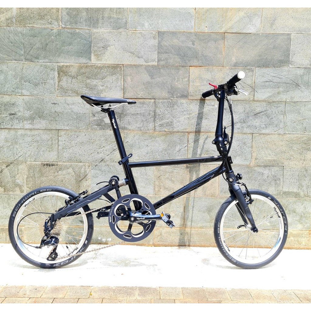 TYRELL IVE SPORTS FOLDING BIKE - SHADOW BLACK - SEPEDA MINIVELO