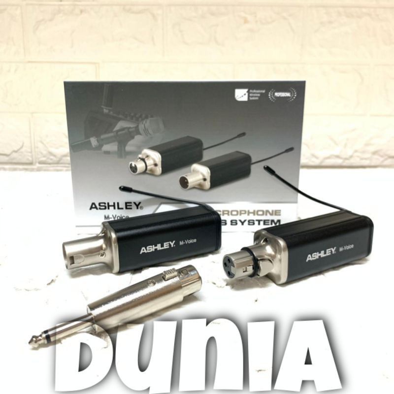 Transceiver Ashley M Voice Untuk Mic Kabel Jadi Mic Wireless