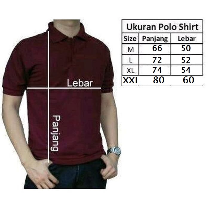 ABU TUA / Kaos Polos Kerah / Kaos Polo Shirt Pria