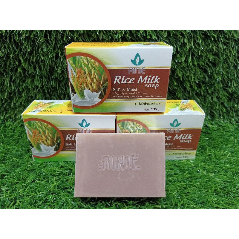 Ainie rice milk soap