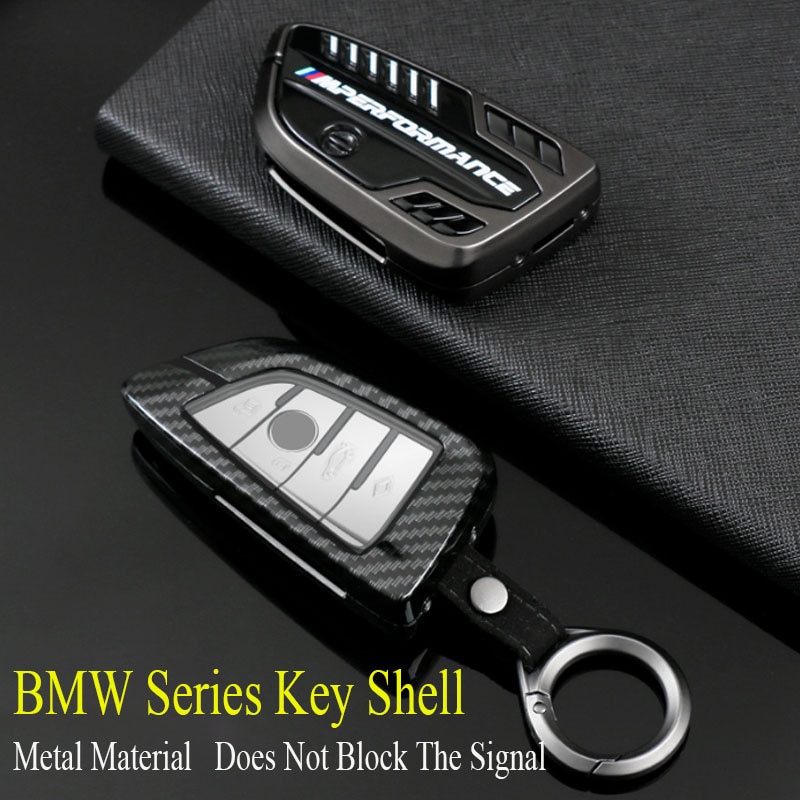 1 Set Case Pelindung Kunci Mobil BMW 1 2 3 5 Series E90 E60 F10 F30 X1 F48 X3 X5 F25 Bahan Zinc Alloy