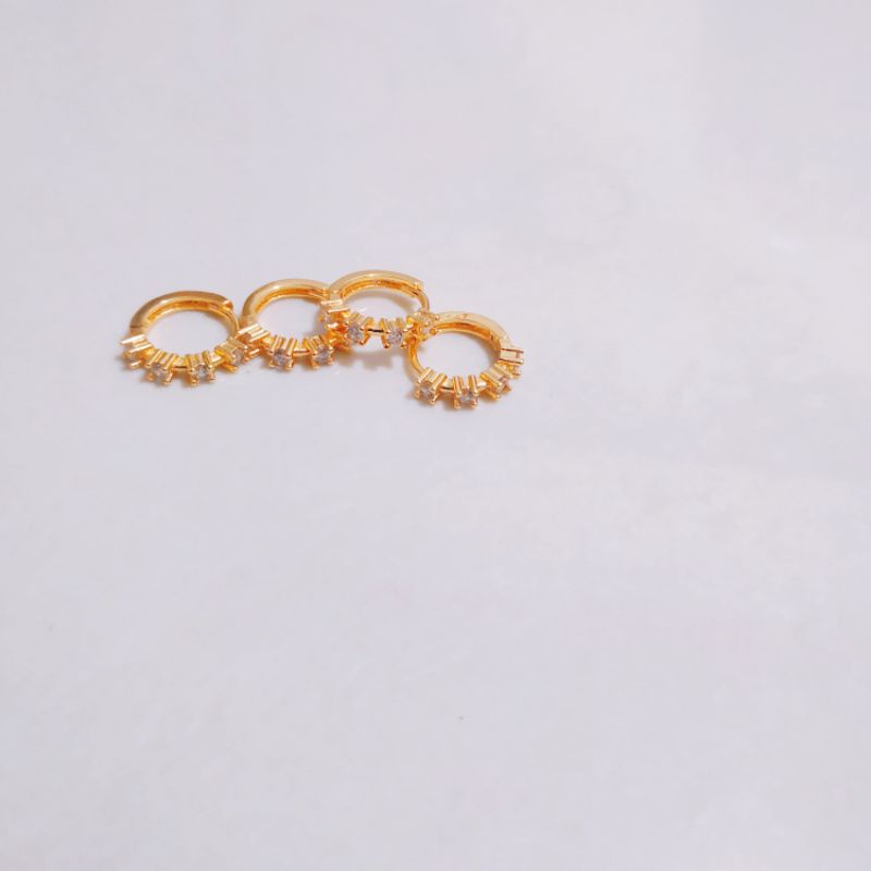 Anting Titanium  Emas Permata Wanita JewelryA153823