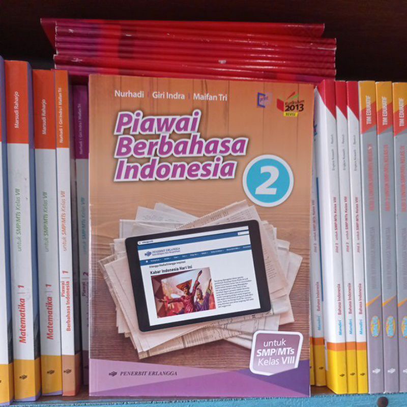 Jual Buku Bahasa Indonesia Kelas 8 Penerbit Erlangga Pengarang Nurhadi ...