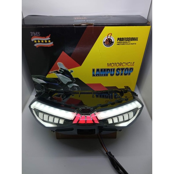 LAMPU STOP STOPLAMP YAMAHA NMAX 2020 MOTOGP GARIS RUNNING LAMPU BELAKANG LED NMAX ALL NEW 2020