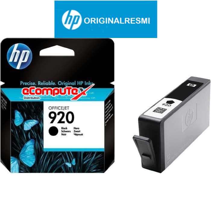 CARTRIDGE HP 920 BLACK / TINTA CATRIDGE HP920 HITAM ORIGINAL - RESMI