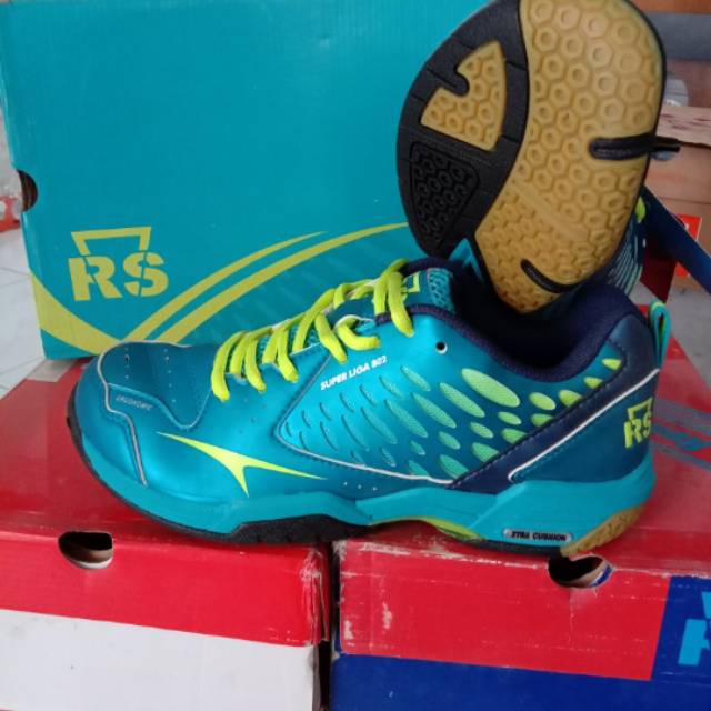 Sepatu badminton RS super liga 802 obral minus