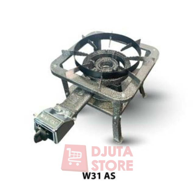 Kompor Komersial Winn Gas W 31 AS Kaki Sedang Low Pressure Kompor Besi