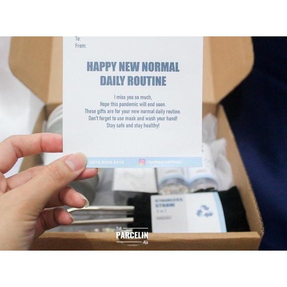 ♠ New Normal Starter Kit Hampers/Souvenir | Birthday/Graduation Gift | Christmas New Year Hampers ☼