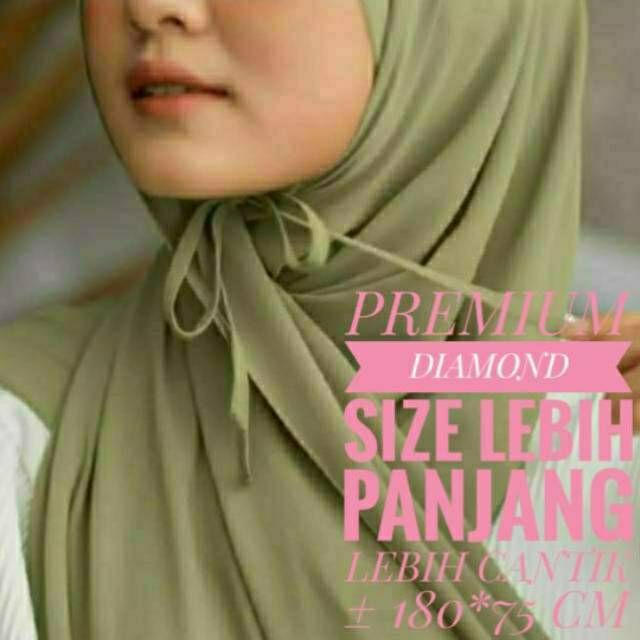 180 X 75** Pashmina Tali Jahit Tepi Thalia Shawl Pashmina Diamond Sabyan-1