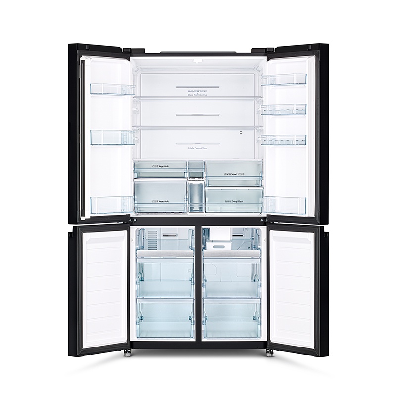 Kulkas hitachi R-WB640PGD1 GCK 569 LFRENCH BOTTOM FREEZER STANDART