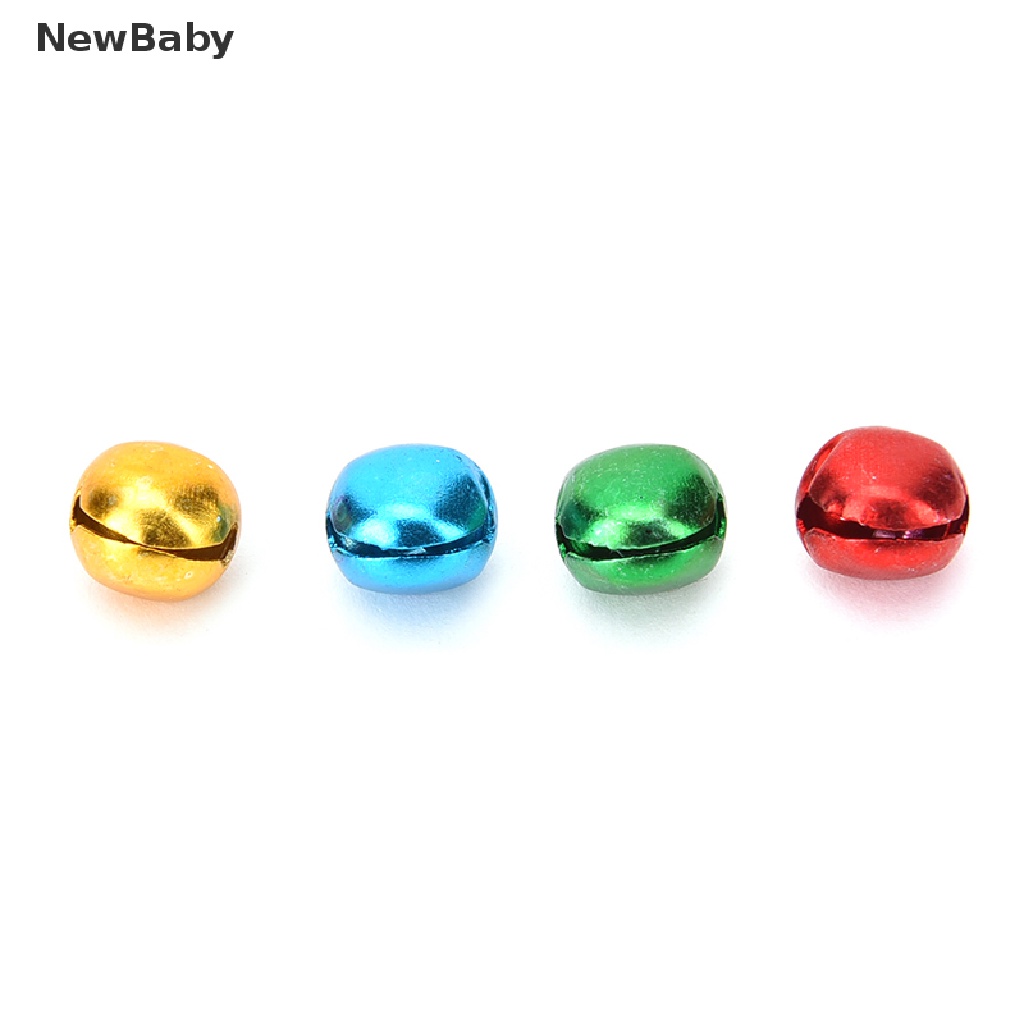 100pcs / Set Lonceng Kecil Warna-Warni Untuk Dekorasi Liontin Kerajinan DIY