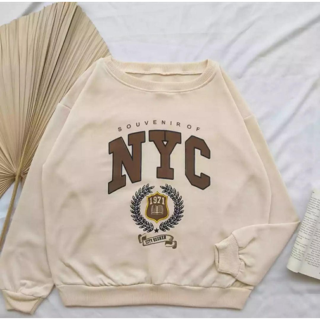 SWEATER CREWNECK NYC 1971 / SWEATER UNISEX